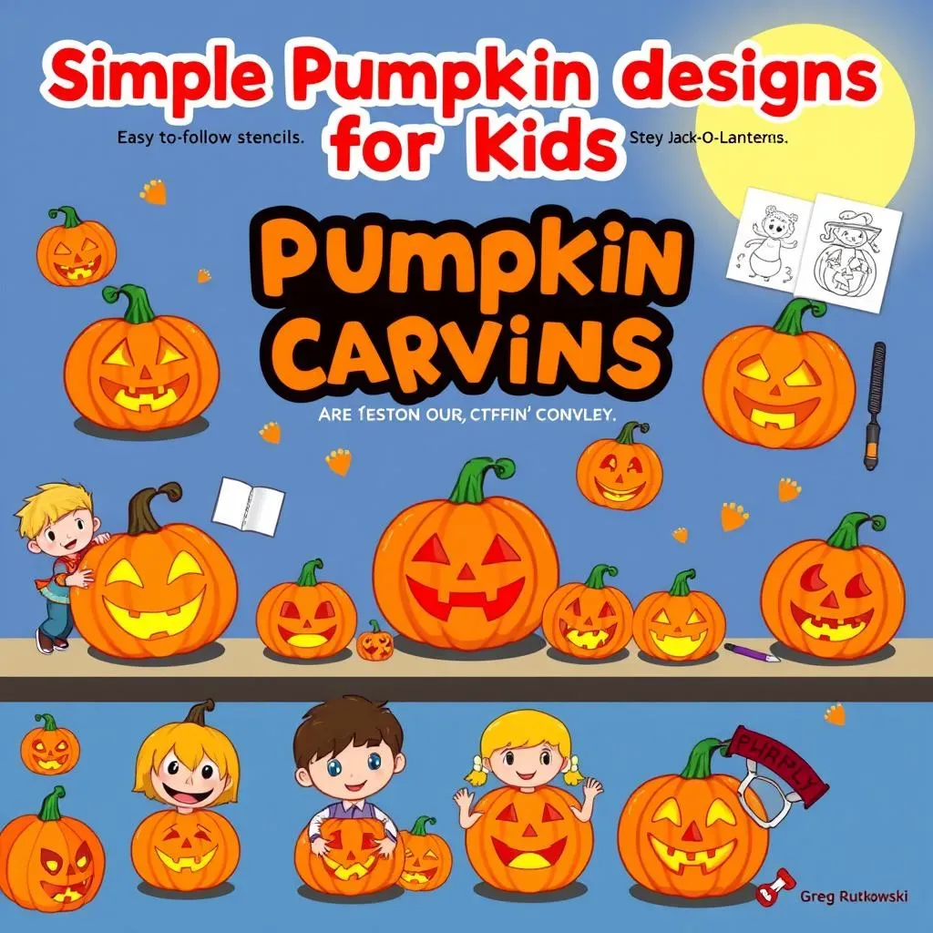 Awesome Simple Pumpkin Carving Designs for Kids