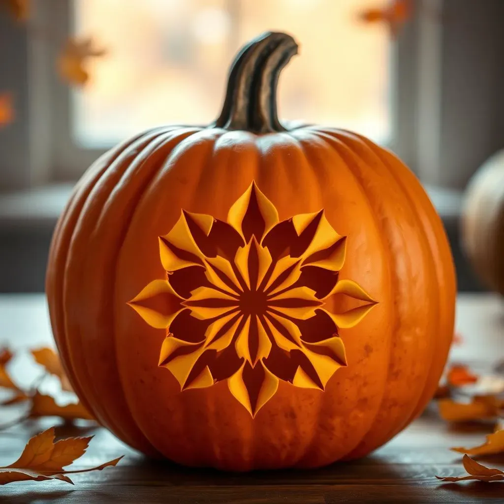 Simple Pumpkin Carving Designs with Stencils