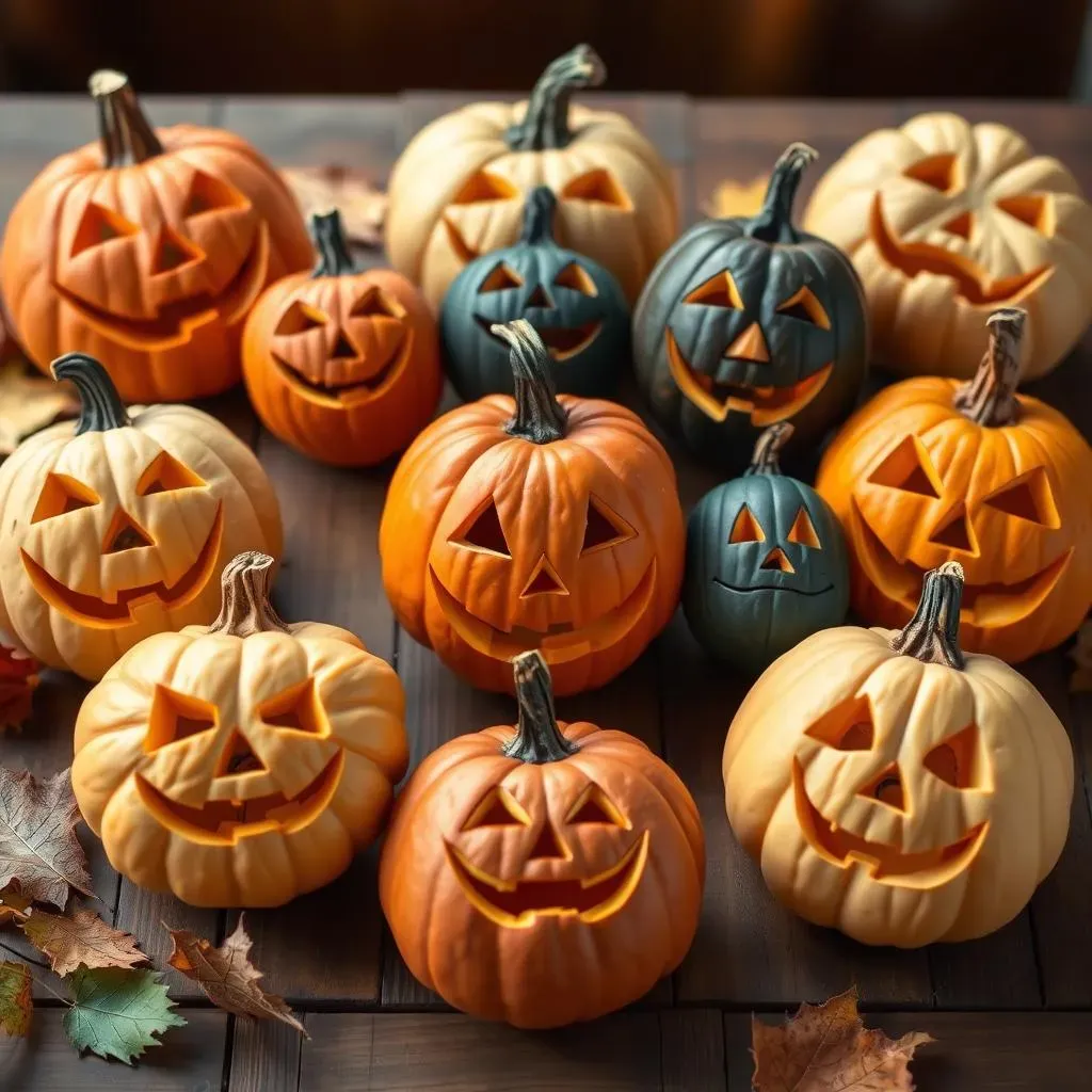 Simple Pumpkin Carving Faces: 25 Free &amp; Easy Templates