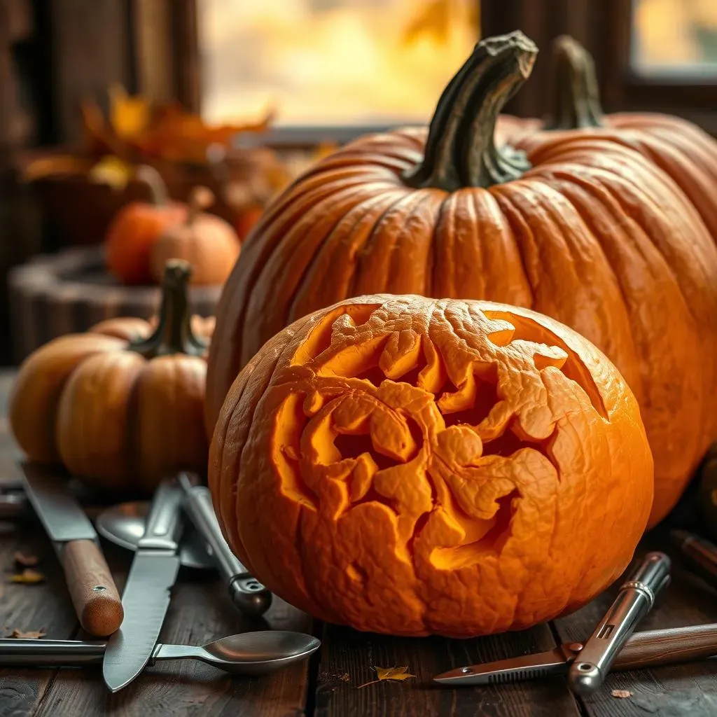 Simple Pumpkin Carving Pictures: Tools and Prep