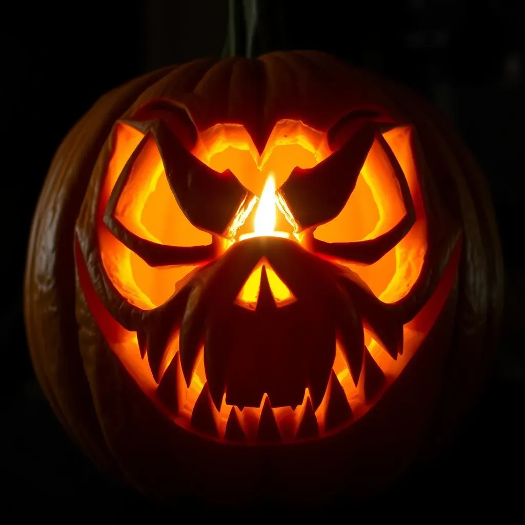 Simple Scary Pumpkin Faces: Classic Carving Ideas