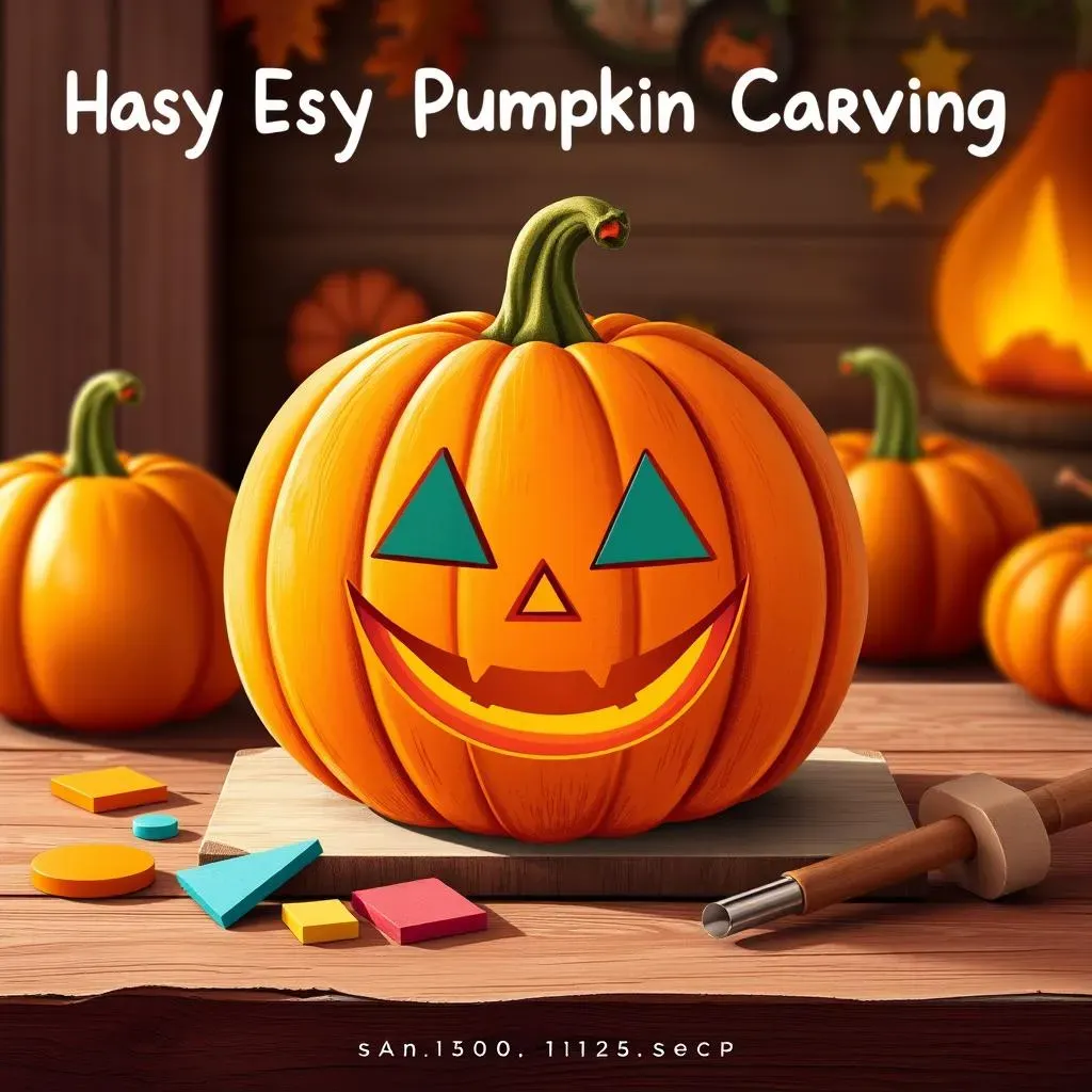 Simple Shapes for Easy Pumpkin Carving