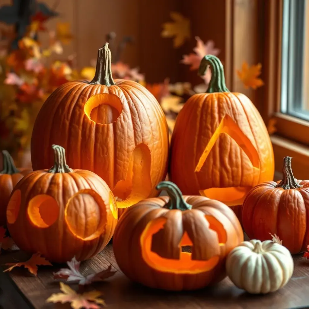 Simple Shapes for Easy Pumpkin Carving