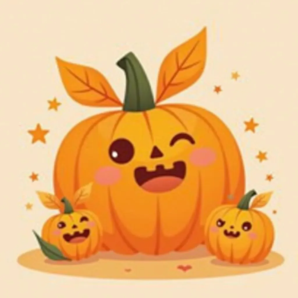 Simple Shapes for Sweet Pumpkins