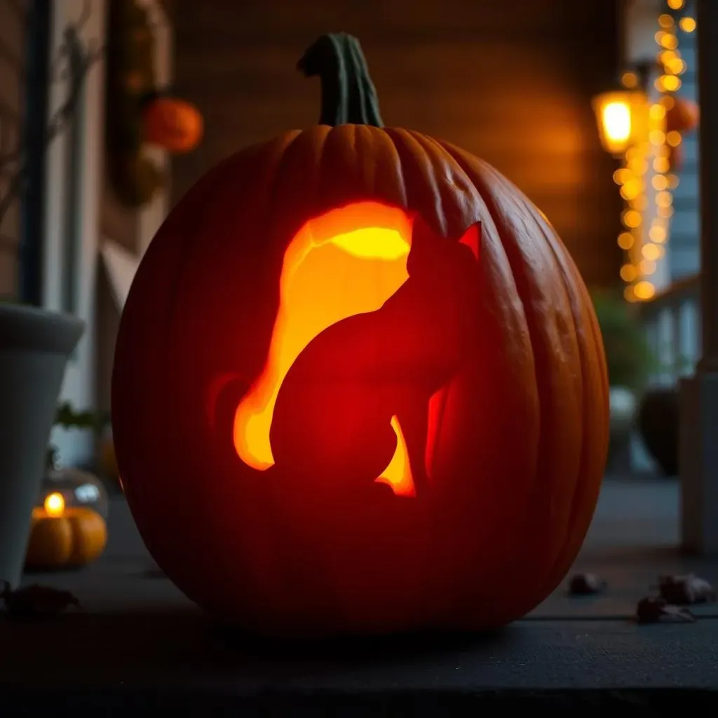 Simple Stencils for Spooktacularly Cool Pumpkin Carvings