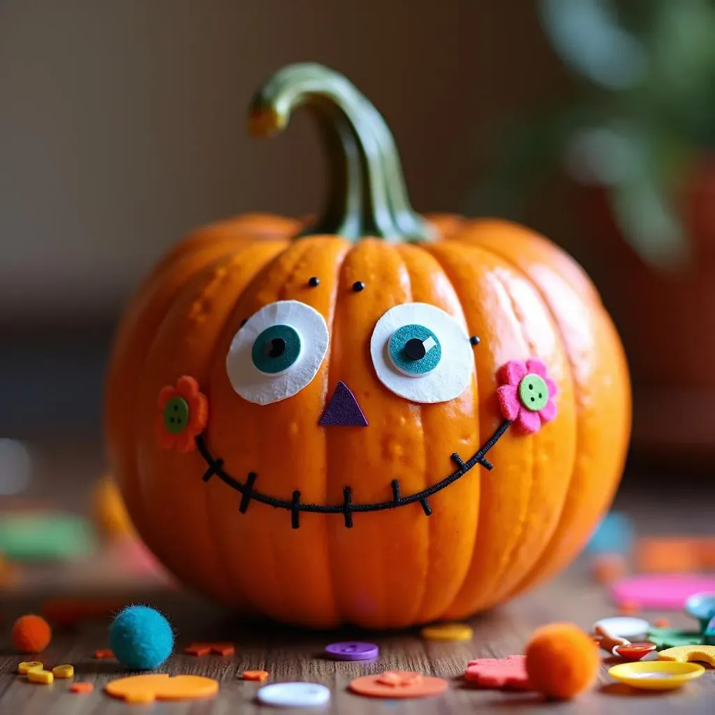 Simple Supplies for Easy Pumpkin Decorating