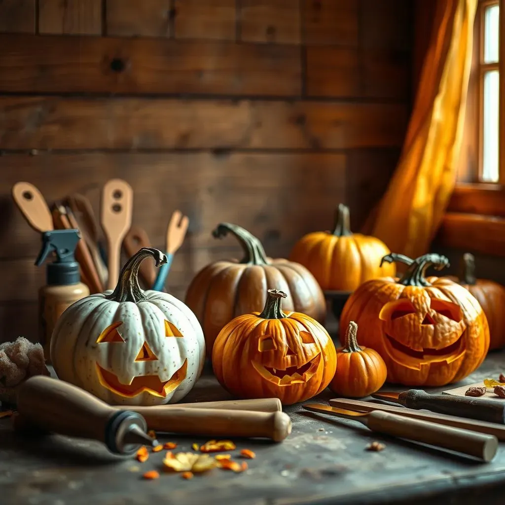 Simple Tools & Techniques for Cute Pumpkin Carving