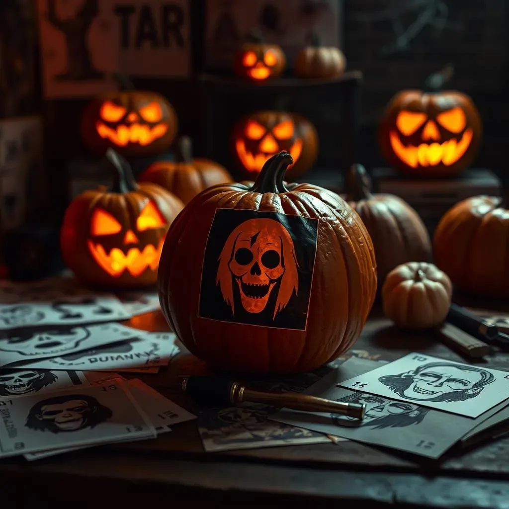 Stencils and Templates for Seriously Spooky Creative Pumpkin Carving