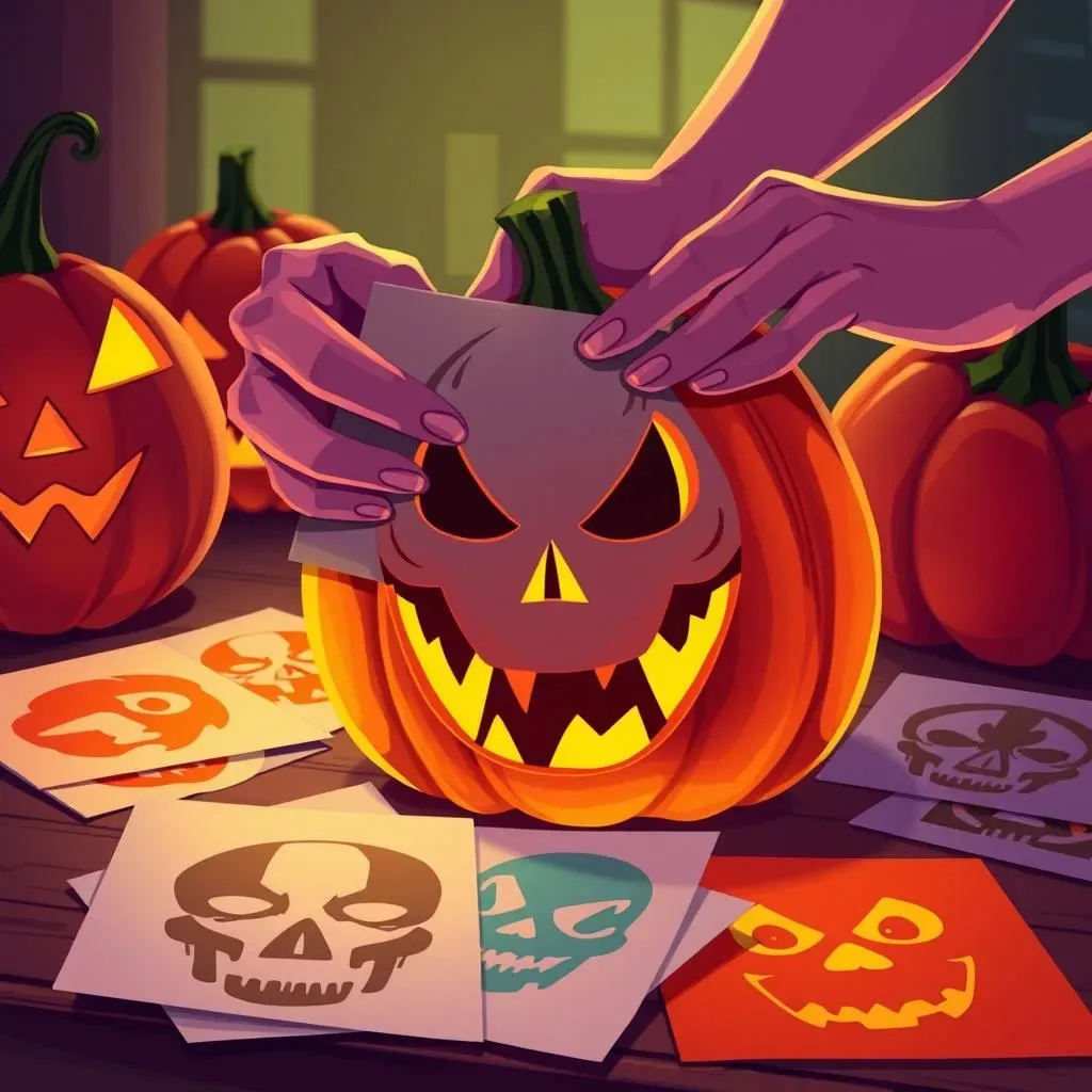 Stencils and Templates: Your Shortcut to Scary Pumpkin Success