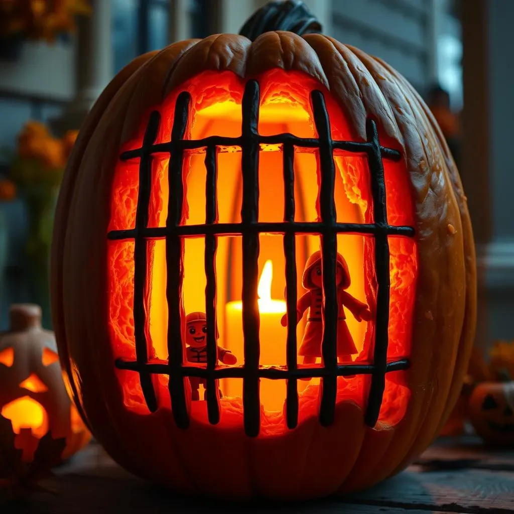 StepbyStep: Carving Your Pumpkin Jail Cell