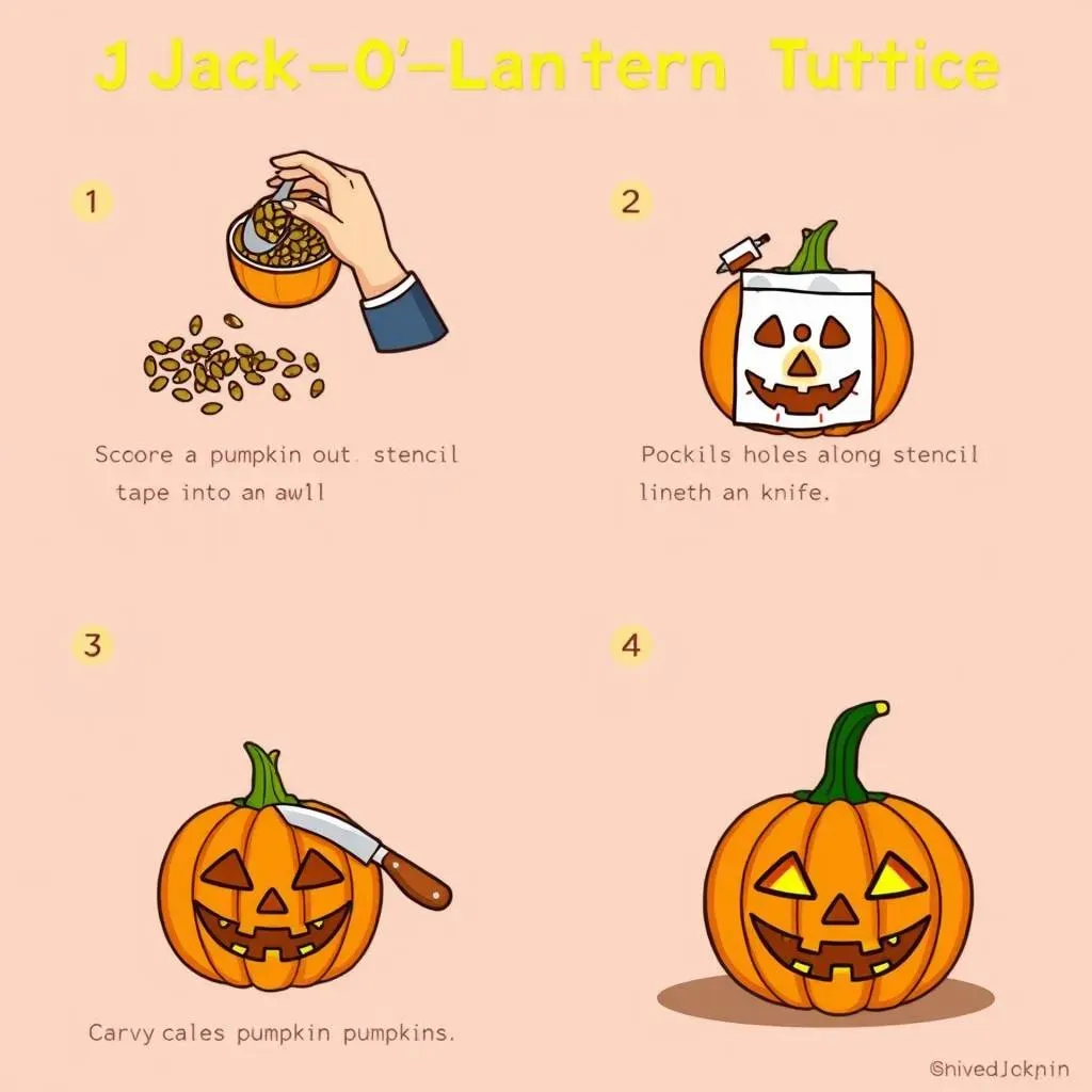 StepbyStep: How to Use Pumpkin Carving Stencils Like a Pro