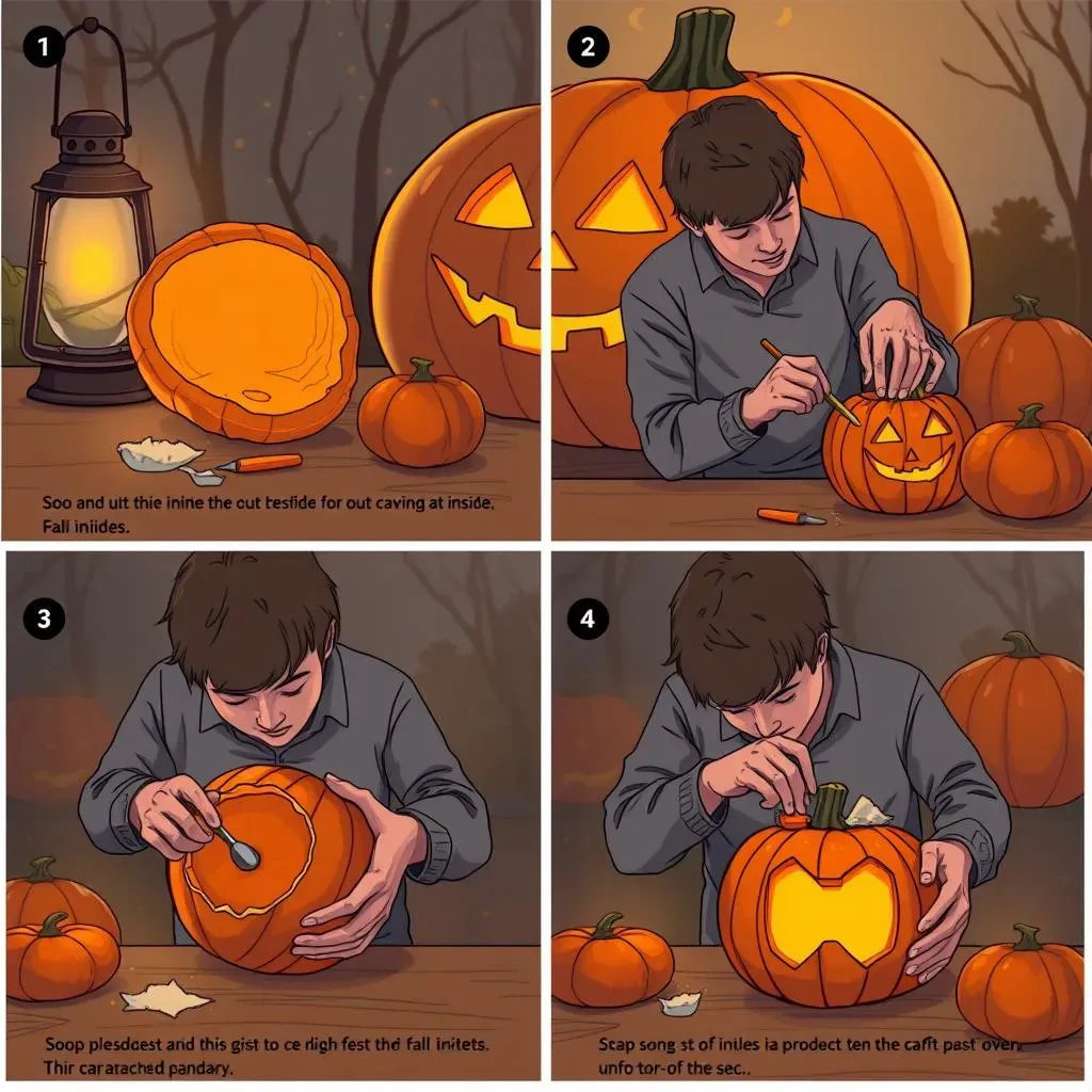 StepbyStep: The Easy Pumpkin Carving Process