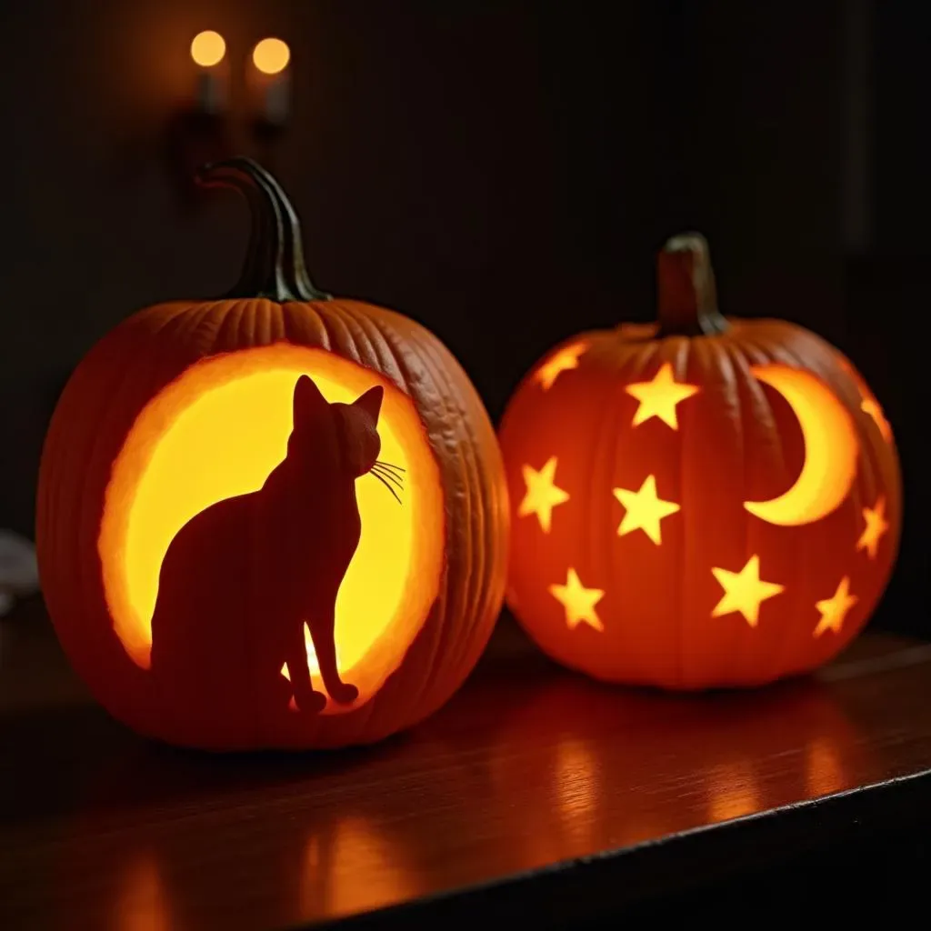 Stepping Up: Slightly More Complex Pumpkin Carving Designs
