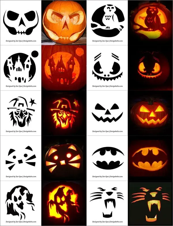 Support the Mission and Get More Printable Easy Pumpkin Carving Ideas