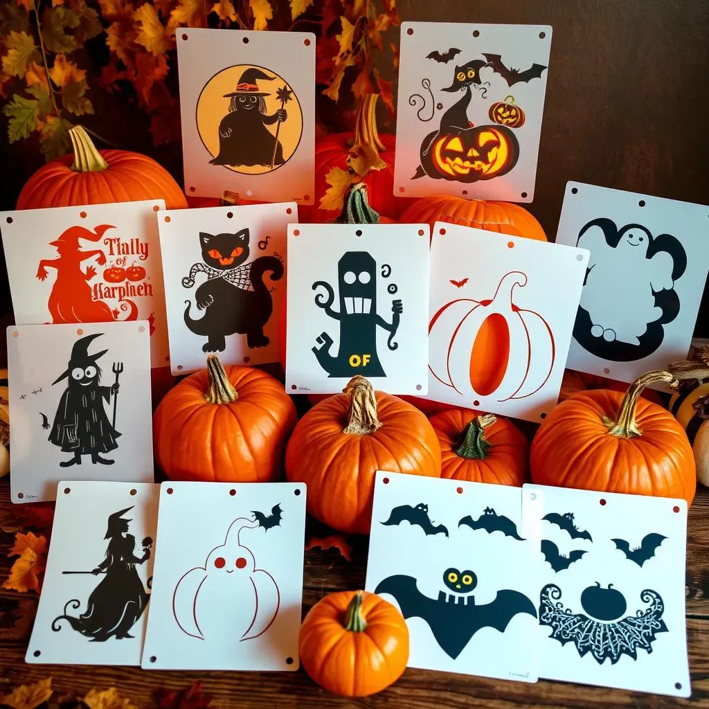 Awesome Themed Pumpkin Carving Stencils