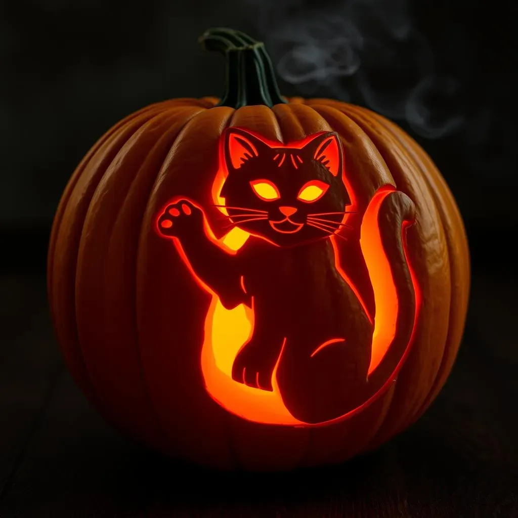 Tips and Tricks for a Meowgical Cat Halloween Pumpkin