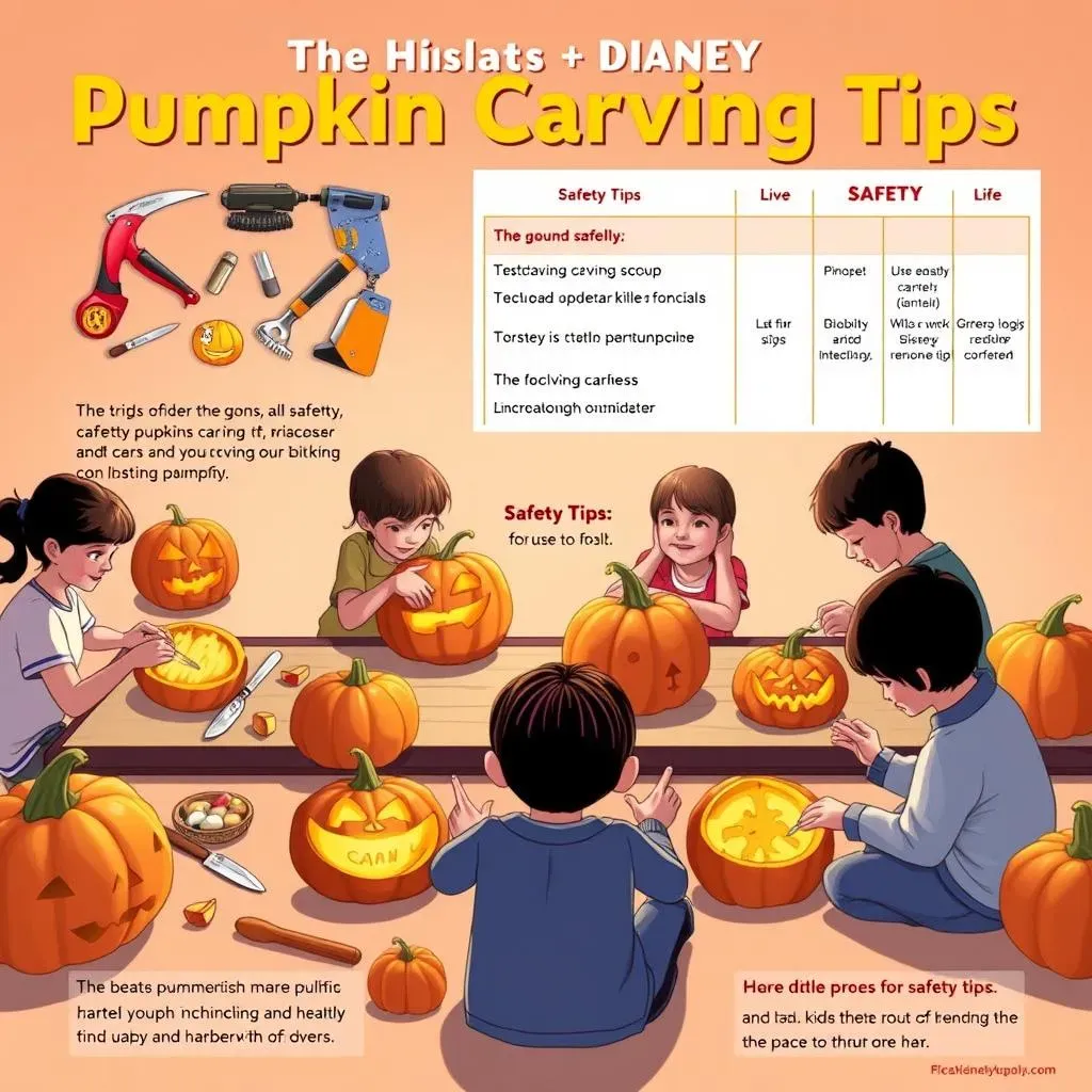 Tips for Easy and Safe Disney Pumpkin Carving