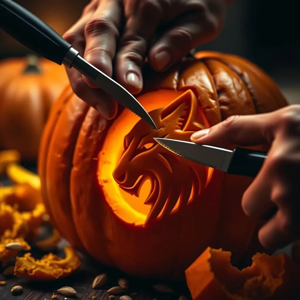 Tools and Tips for the Perfect Wolf Pumpkin Carving