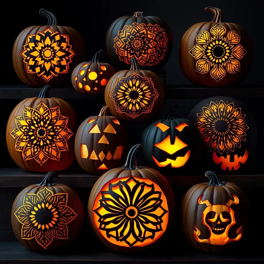 Unique and Modern Pumpkin Carving Designs