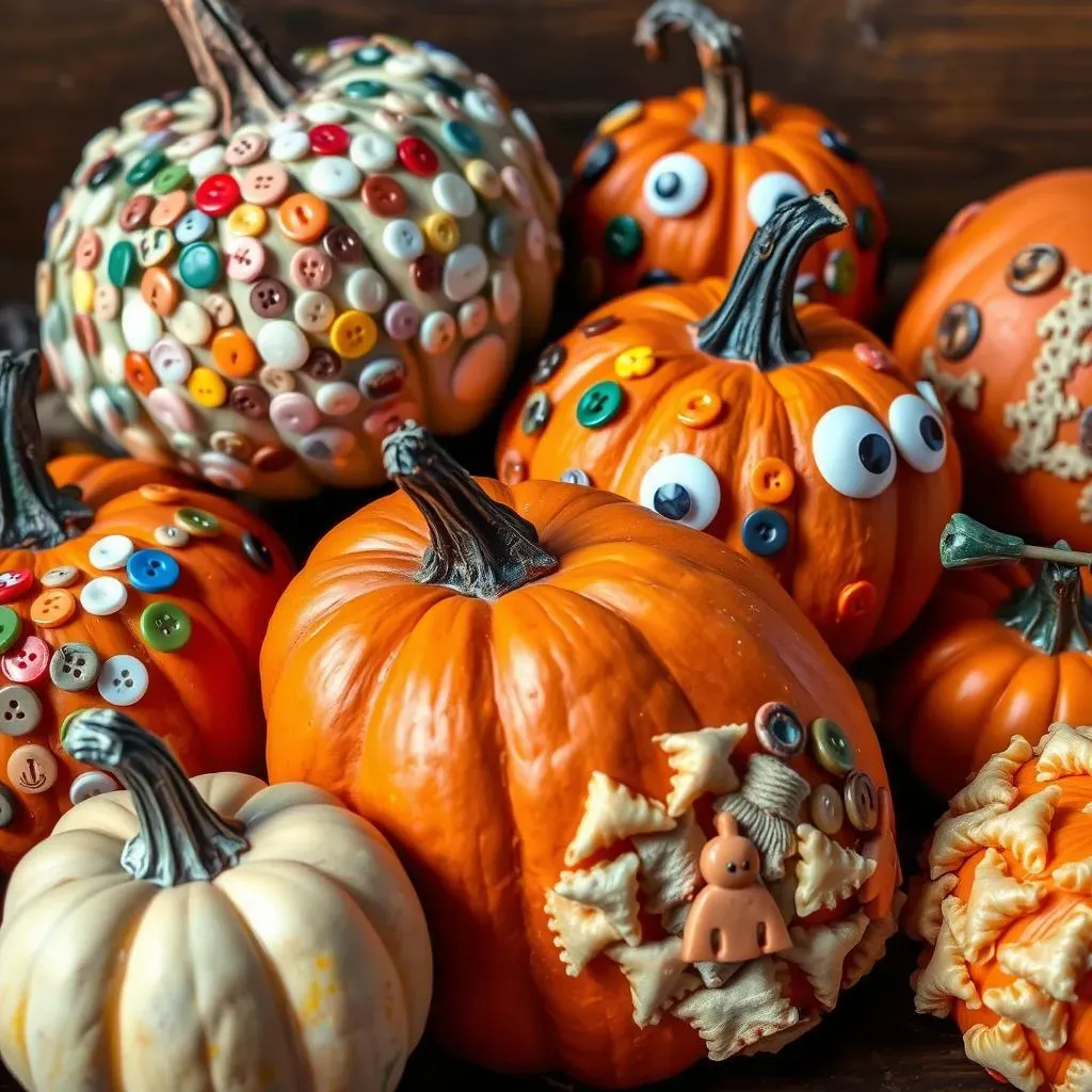 Unique NoCarve Pumpkin Ideas with Everyday Items