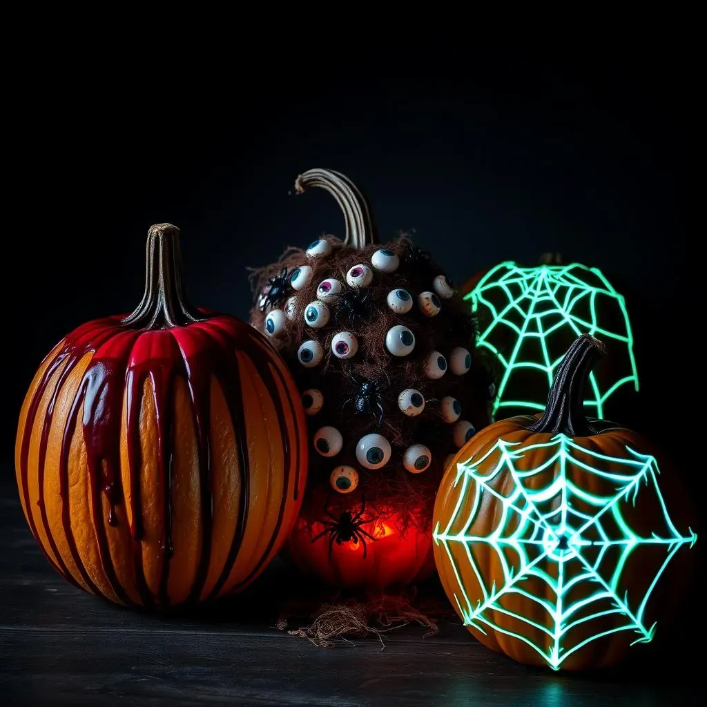 Unleash the Fright: Creative NoCarve Scary Pumpkin Ideas for Halloween