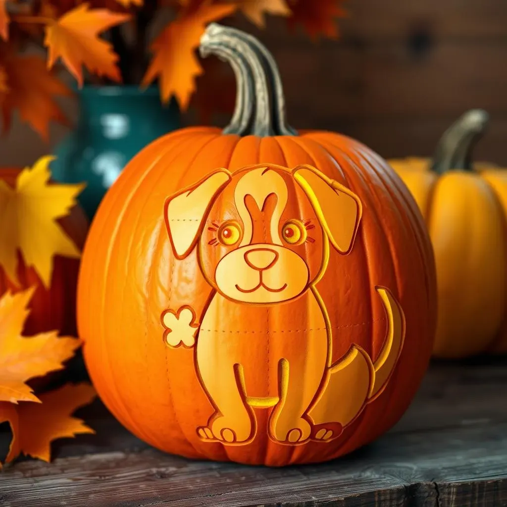 Using Stencils for Easy Dog Pumpkin Carving Designs