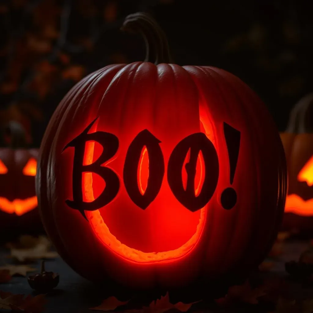 Words with a Wow: Phrase and Letter Pumpkin Carving Ideas